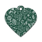 penguin Dog Tag Heart (Two Sided) Back