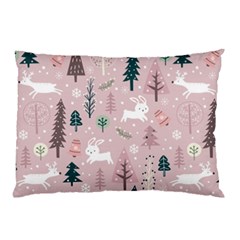 Winter Season Seamless Pattern Decoration Pillow Case (two Sides)