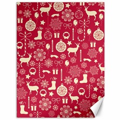 Christmas Pattern Background Canvas 36  X 48  by Vaneshart