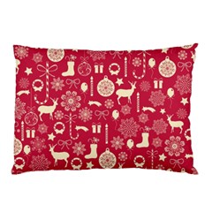 Christmas Pattern Background Pillow Case (two Sides) by Vaneshart