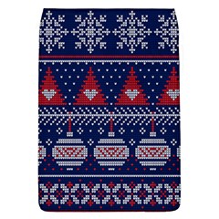 Beautiful Knitted Christmas Pattern Removable Flap Cover (l) by Vaneshart