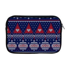 Beautiful Knitted Christmas Pattern Apple Macbook Pro 17  Zipper Case