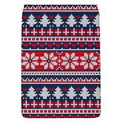 Beautiful Knitted Christmas Pattern Removable Flap Cover (s)