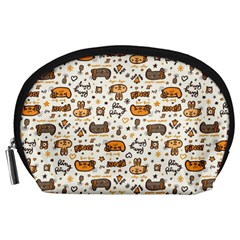 Animal Patterns Safari Accessory Pouch (large) by Vaneshart