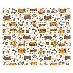 Animal Patterns Safari Double Sided Flano Blanket (small) 