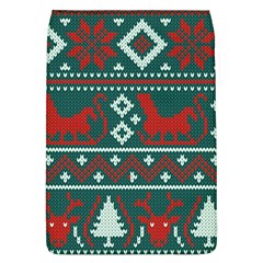 Beautiful Knitted Christmas Pattern Removable Flap Cover (l)