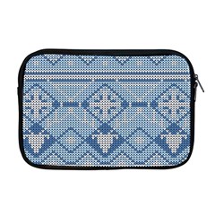 Beautiful Knitted Christmas Pattern Apple Macbook Pro 17  Zipper Case