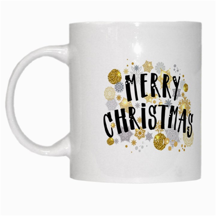 Merry Xmas White Coffee Mug