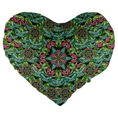 So Much Hearts And Love Large 19  Premium Heart Shape Cushions