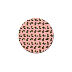 Daisy Pink Golf Ball Marker (4 Pack) by snowwhitegirl