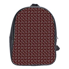 Grey Star Navy Burgundy School Bag (large)