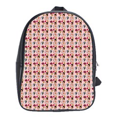 Valentine Girl Pink School Bag (large)