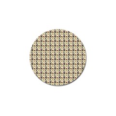 Chrix Pat Beige Golf Ball Marker