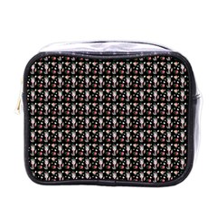 Chrix Pat Black Mini Toiletries Bag (one Side) by snowwhitegirl