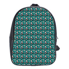 Chrix Pat Teal School Bag (large)