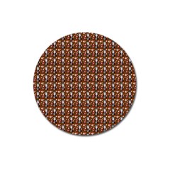 Chrix Pat Russet Magnet 3  (round) by snowwhitegirl