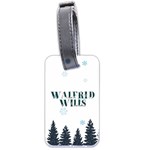 just smile and wave Luggage Tag (Two Sides) Back