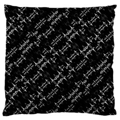 Black And White Ethnic Geometric Pattern Standard Flano Cushion Case (two Sides) by dflcprintsclothing