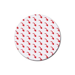 Create Your Own Custom Online Full Print Blank Template Rubber Coaster (round)  by startdesign