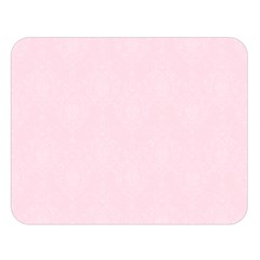 Create Your Own Custom Online Full Print Blank Template Pink Bachelorette With Subtle Damask Floral Double Sided Flano Blanket (large) 