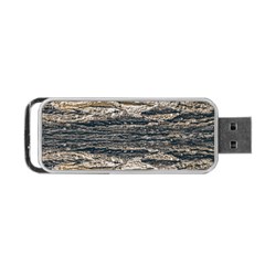 Surface Texture Print Portable Usb Flash (one Side) by dflcprintsclothing