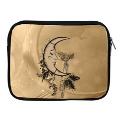 Deer On A Mooon Apple Ipad 2/3/4 Zipper Cases by FantasyWorld7