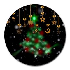 Christmas Star Jewellery Round Mousepads by Alisyart