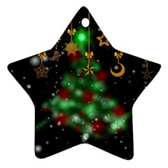 Christmas Star Jewellery Star Ornament (two Sides)