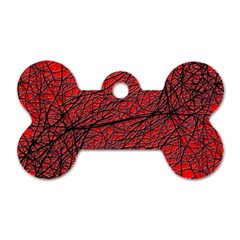 Neurons Cells Train Link Brain Dog Tag Bone (two Sides) by HermanTelo