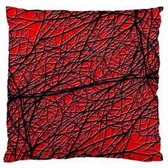 Neurons Cells Train Link Brain Standard Flano Cushion Case (two Sides)