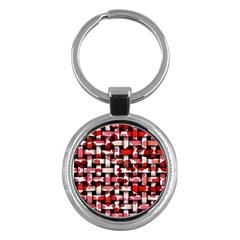 Background Red Summary Key Chain (round) by HermanTelo