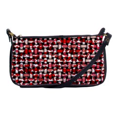 Background Red Summary Shoulder Clutch Bag by HermanTelo