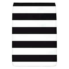 Black and White Large Stripes Goth Mime french style Removable Flap Cover (S)