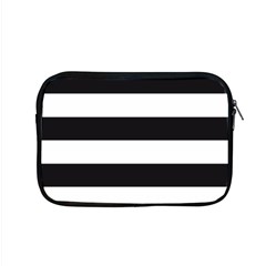 Black and White Large Stripes Goth Mime french style Apple MacBook Pro 15  Zipper Case