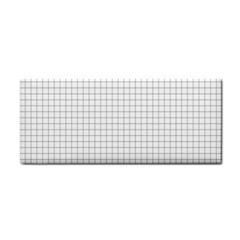 Aesthetic Black And White Grid Paper Imitation Hand Towel by genx