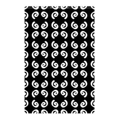 Pattern Formes Ronds Noir Shower Curtain 48  x 72  (Small) 