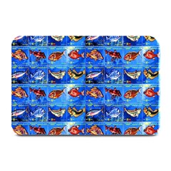 Fish Stamp 2 Plate Mats by ArtworkByPatrick