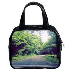 Photo Vue Sur Forêt  Classic Handbag (two Sides) by kcreatif