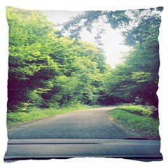 Photo Vue Sur Forêt  Standard Flano Cushion Case (two Sides) by kcreatif