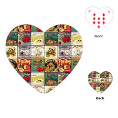 Labels Playing Cards Single Design (heart) by ArtworkByPatrick