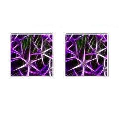 Neurons Brain Cells Imitation Cufflinks (square) by HermanTelo