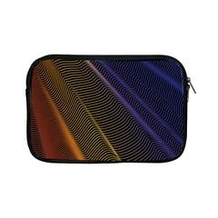 Rainbow Waves Mesh Colorful 3d Apple Ipad Mini Zipper Cases