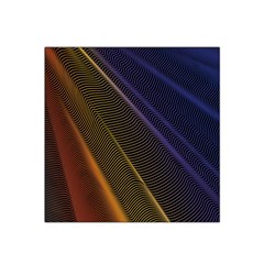 Rainbow Waves Mesh Colorful 3d Satin Bandana Scarf
