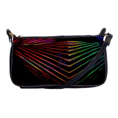 Abstract Neon Background Light Shoulder Clutch Bag by HermanTelo