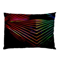 Abstract Neon Background Light Pillow Case (two Sides) by HermanTelo