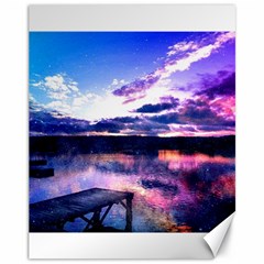 Photo Coucher Du Soleil Effet Galaxy Canvas 11  X 14  by kcreatif