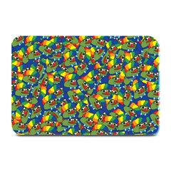 Clown World Pepe The Frog Honkhonk Meme Kekistan Funny Pattern Blue  Plate Mats by snek