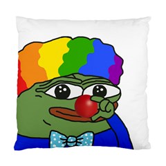 Clown World Pepe The Frog Honkhonk Meme Kekistan Funny Standard Cushion Case (two Sides) by snek