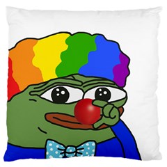 Clown World Pepe The Frog Honkhonk Meme Kekistan Funny Standard Flano Cushion Case (one Side) by snek