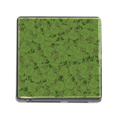 Groyper Pepe The Frog Original Meme Funny Kekistan Green Pattern Memory Card Reader (square 5 Slot) by snek